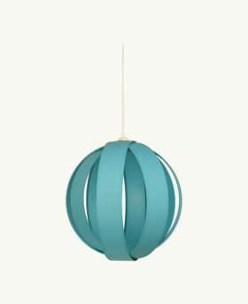 Modern Cream Fabric Cocoon Globe Style Vintage Light